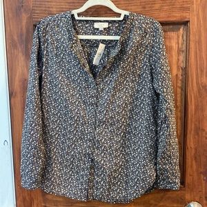Loft floral blouse